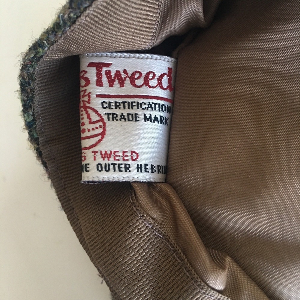 Glen Appin of Scotland 100% Wool Hat Harris Tweed Cabbie Golf Newsboy Cap SZ 2XL - Picture 11 of 16